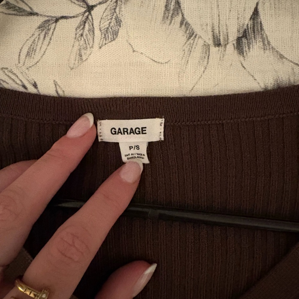 Garage Ribbed Cardigan - Picture 2 of 3